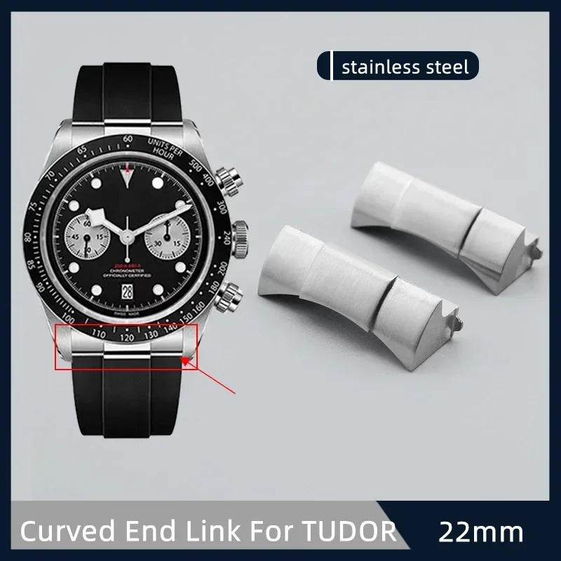 Curved Spring Bar - 22mm Stainless Seamless Connection Watch Accessories