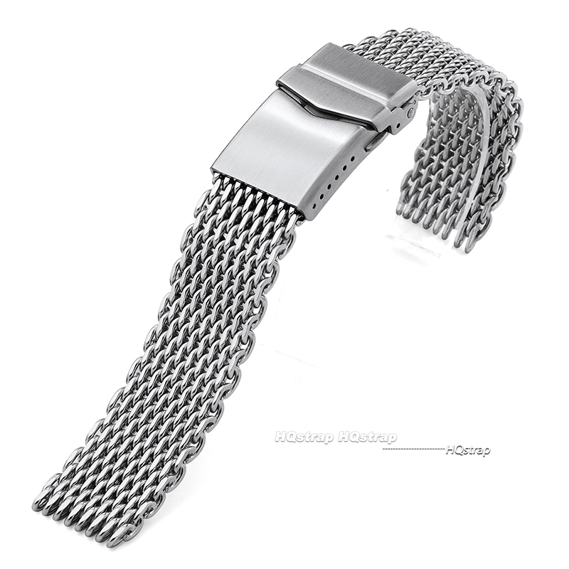 Solid Stainless Steel Shark Me - đánh giá và giá Suede Strap Watch