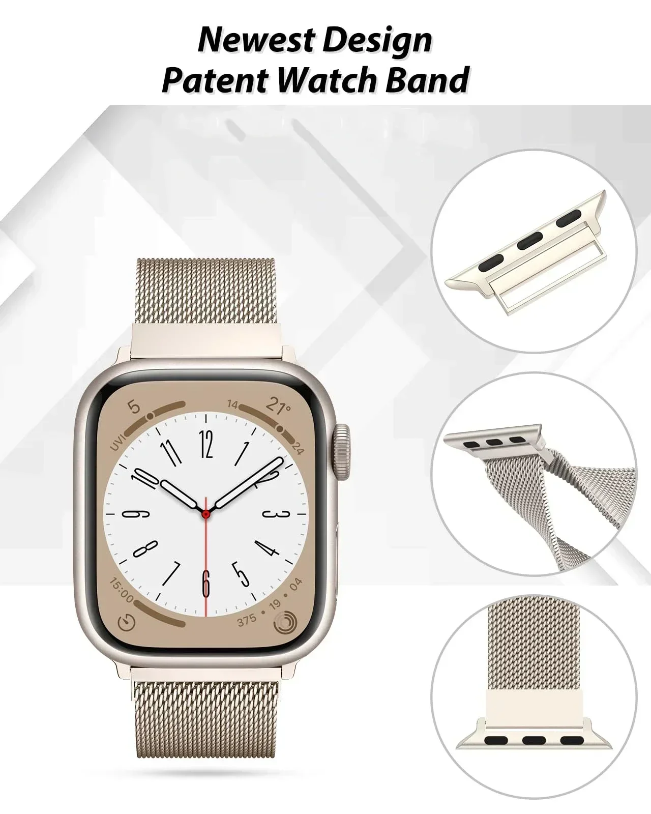 Metal Milanese Strap for Apple - đánh giá và giá Milanese Loop Magnetic