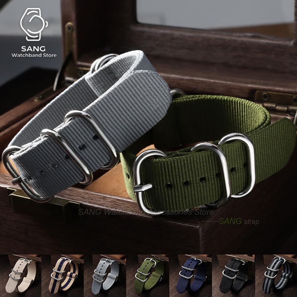 18mm 20mm 22mm 24mm Army Sport - đánh giá và giá Nato Strap Nylon