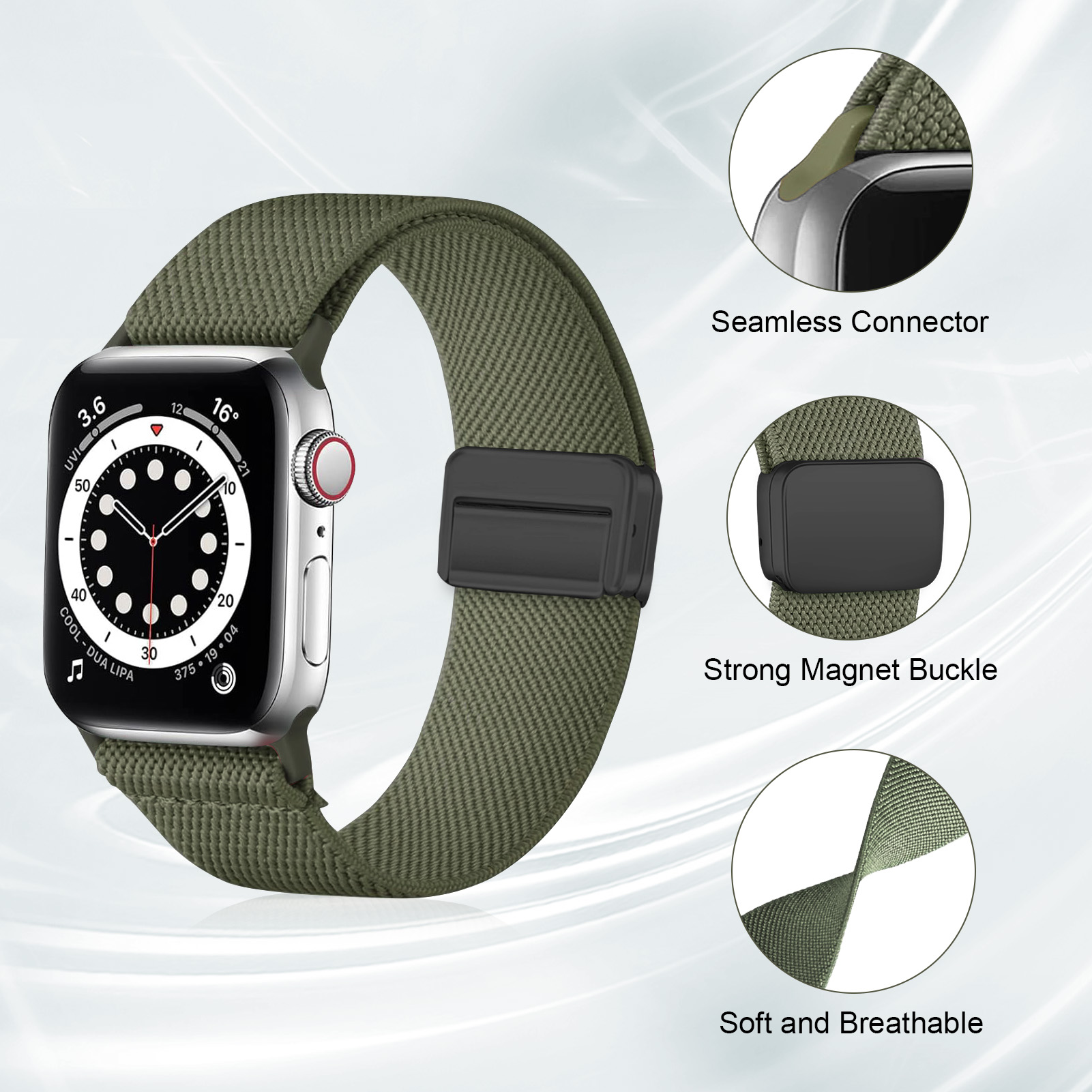 Magnetic strap For Apple Watch - đánh giá và giá Milanese Loop Magnetic