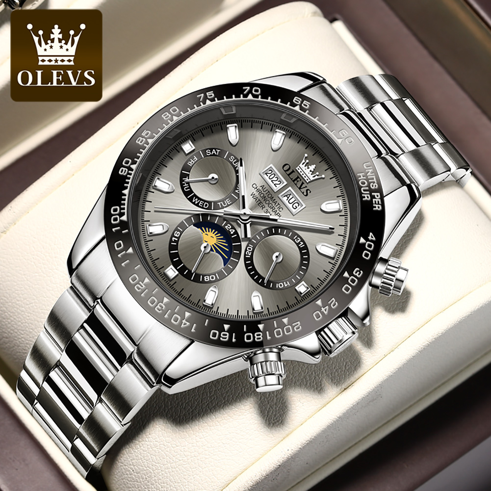 OLEVS Cao Cấp Đồng Hồ Nam Chro - đánh giá và giá Seiko Watch Presage