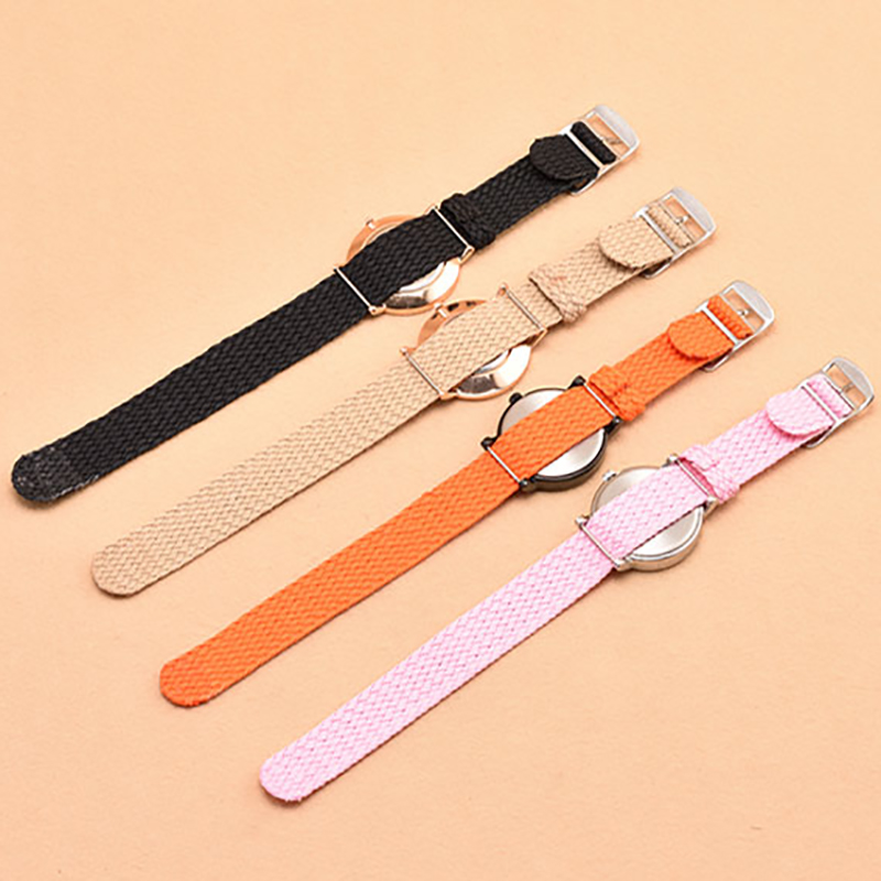 Nylon Dệt Dây Đeo Đồng Hồ Cho  - đánh giá và giá Suede Strap Watch