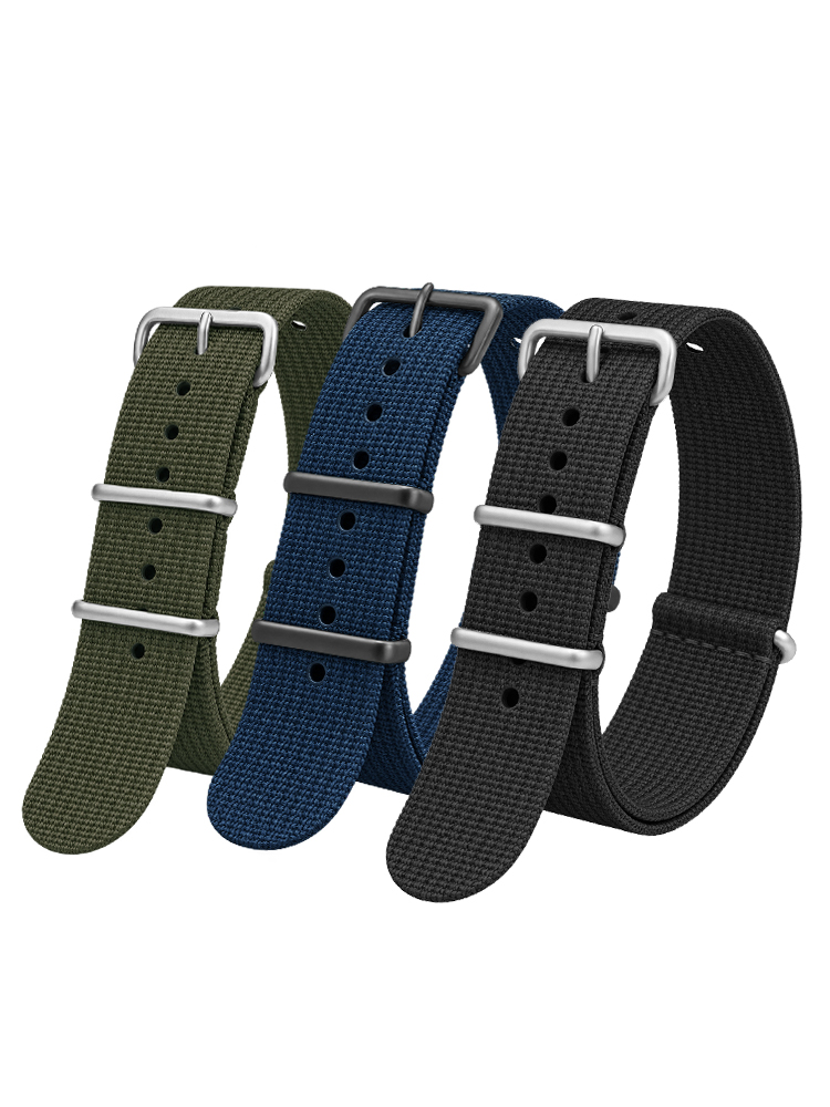 Ribbed Nylon Strap For Seiko M - đánh giá và giá Nato Strap Nylon